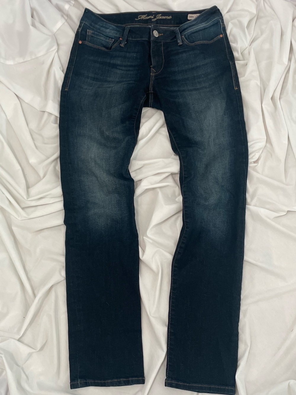 Mavi Women’s Dark Indigo Slim Straight Jeans